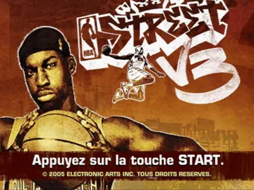 NBA Street V3 (Korea) screen shot title